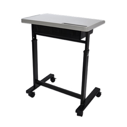 101-3 Student Desk with Mobile Desk Leg