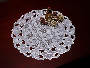 VINYL PLACEMATS & DOILIES -LUXURY SILVER/MAT/VINYL PLACEMAT