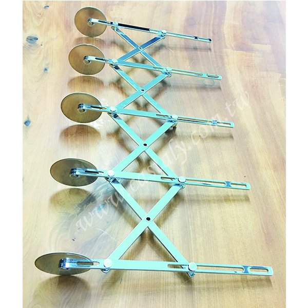 Best Selling Stainless Steel durable 5 Blades Pastry Wheel Cutter