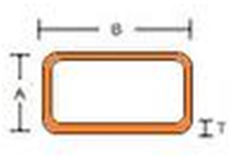 ERW Rectangular Steel Tubing Pipe with Special Corner Radius