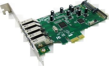 7-Port USB 3.0 Fresco PCI-e Card