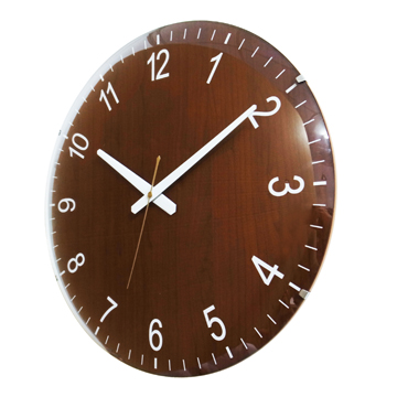 a.cerco Wooden Clock Convex Glass