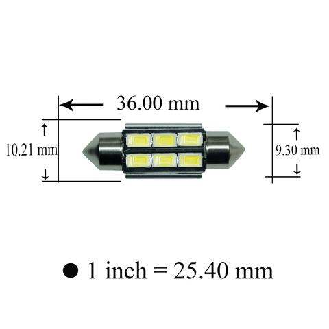 Taiwan Pa Auto Car Interior Mirror Light Bulb Reading Lamp 5730 Interior Mirror Light Bulb Reading Lamp