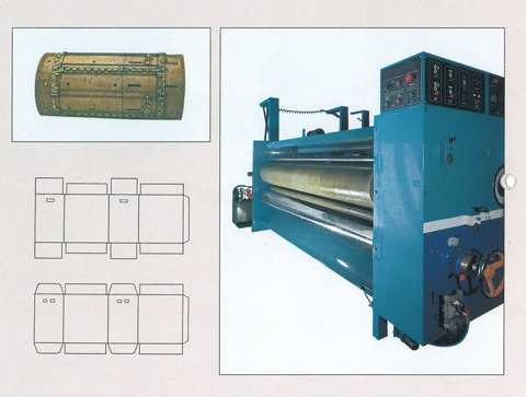 Rotary Die cutter machine (Corrugates sheet), Paper-box machinery