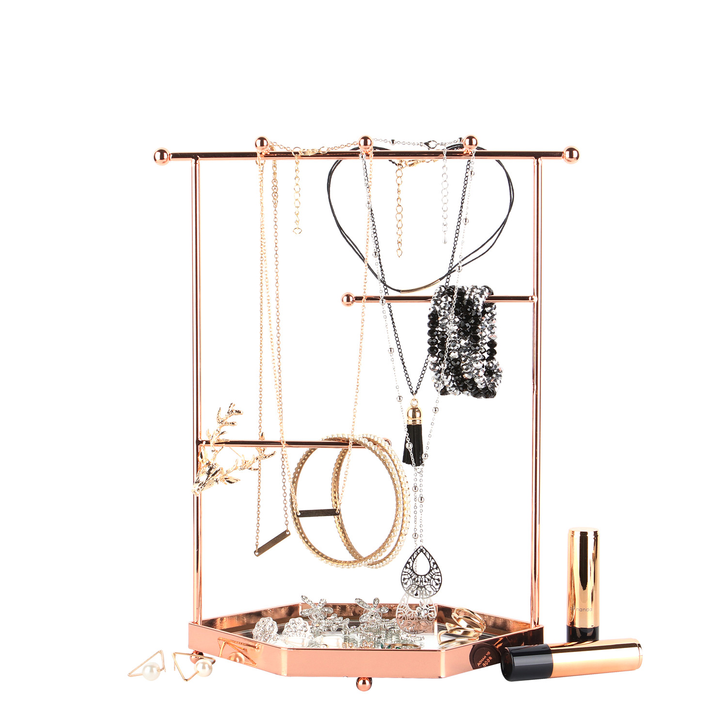 Rose Gold Jewelry Display Stand ASTRID DISPLAY & DECOR CO., LTD.