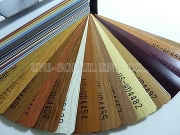 Woodgrain Aluminum Slat,25/50mm Venetian Blind,alum. slat,venetian blind parts,venetian blind components,venetian blind,blind parts,alum venetian blind,window blind components