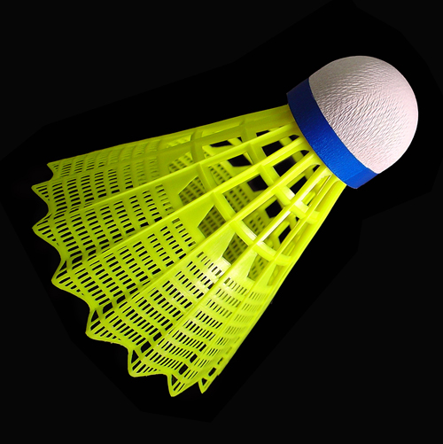 plastic shuttlecock