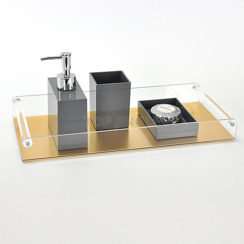 Acrylic Bath Amenity Tray Set