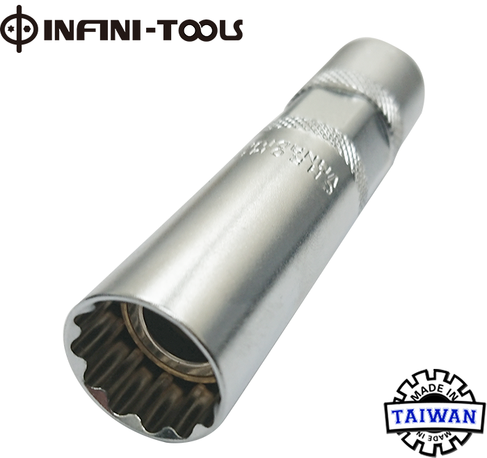 Universal Thin Wall Spark Plug Socket, 3/8" Drive