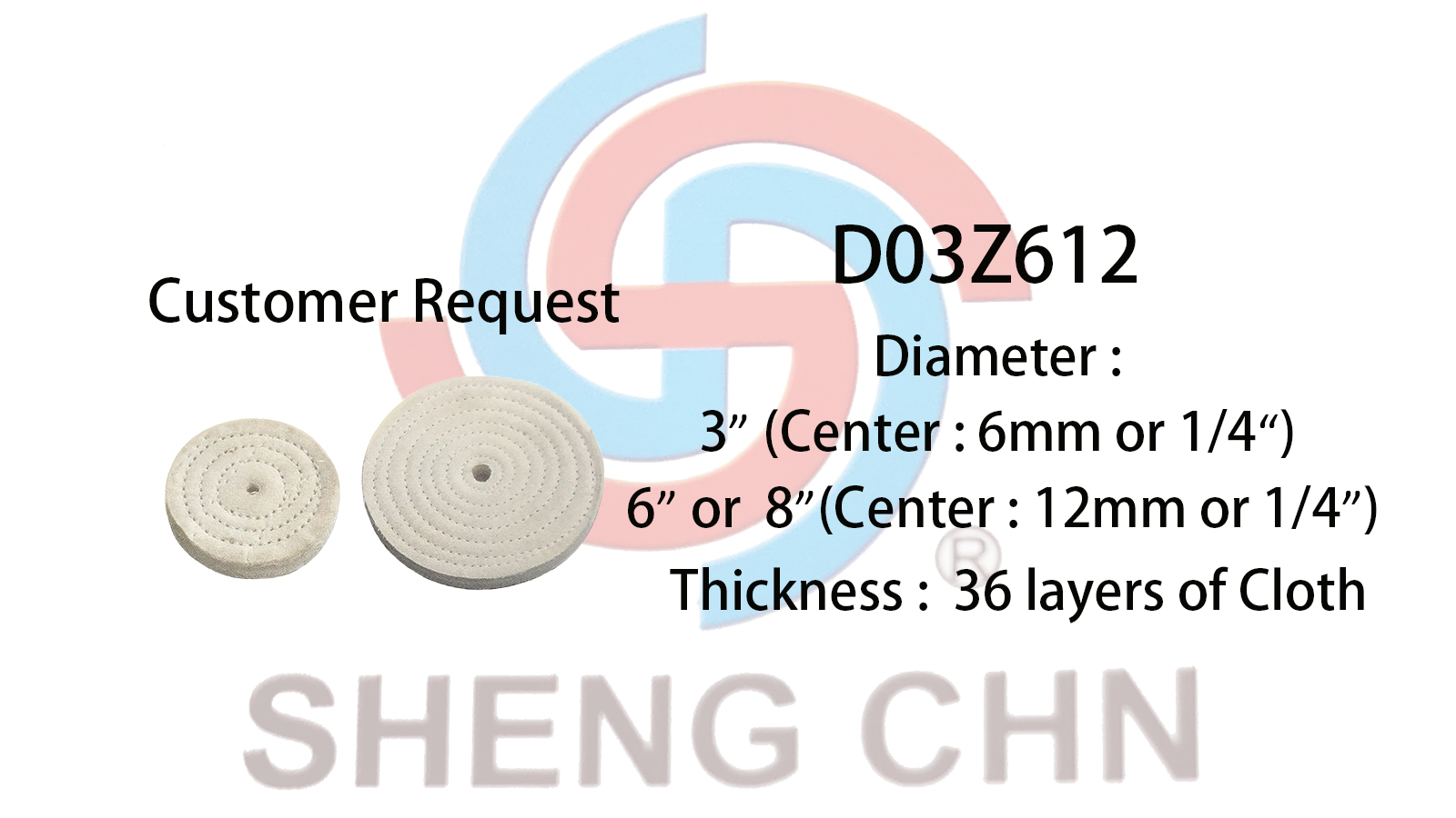 CLOTH WHEEL, D03Z612