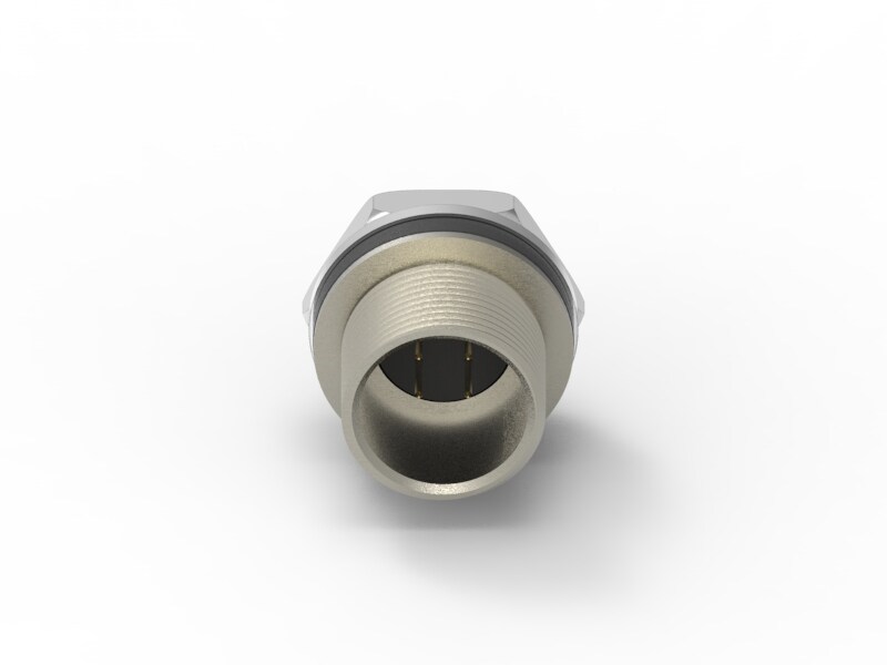 din (m) 4pin rear lock solder type(ny-hr25-7 receptacle type)