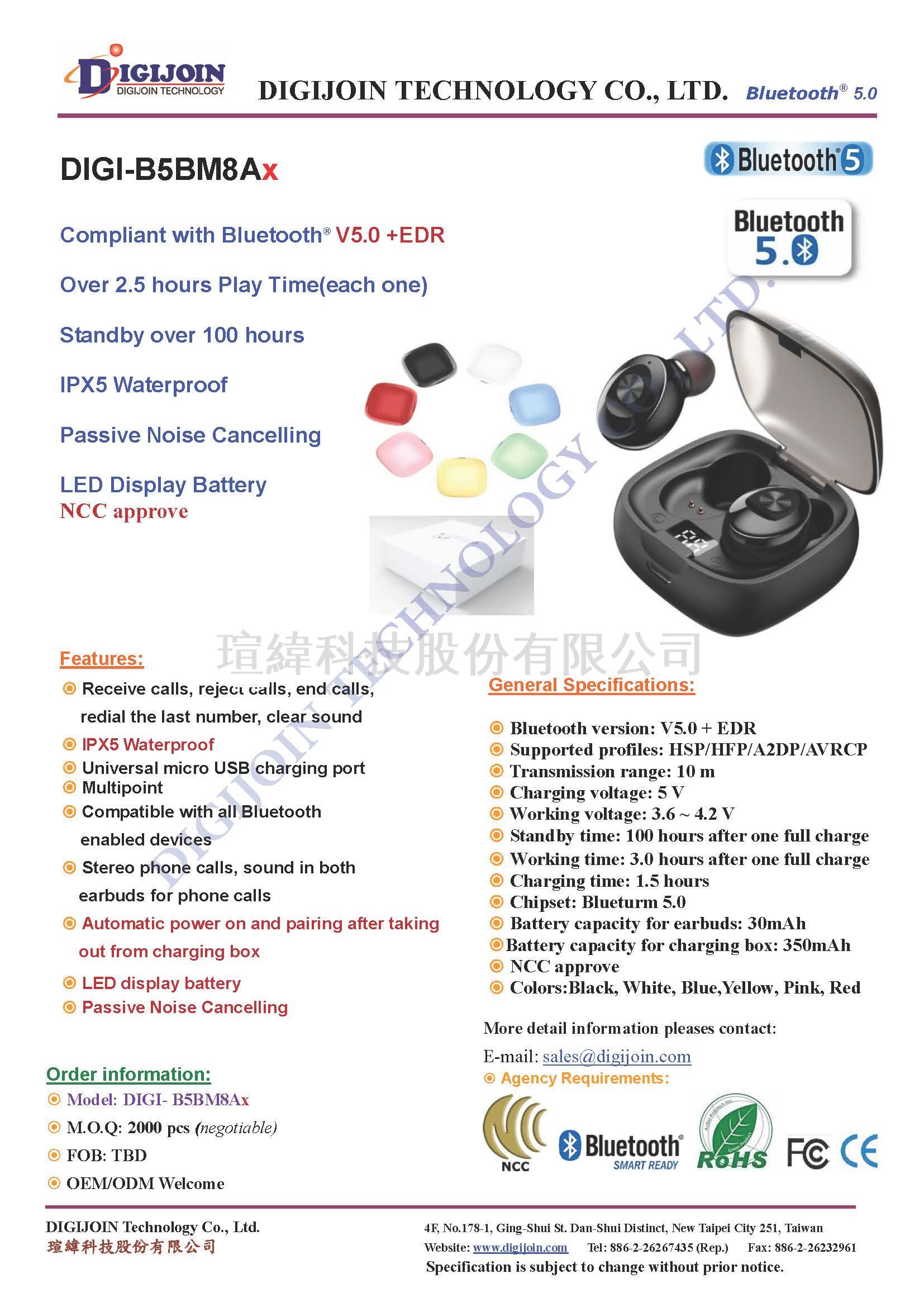 bluetooth v 5.0   edr