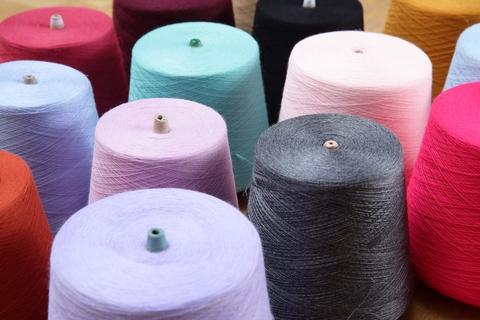 nature wool fiber yarn  cone dye service 