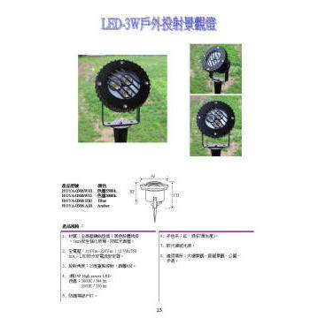 LED OUTDOOR VIEW PROJECT LIGHTING (WATERPROOF)