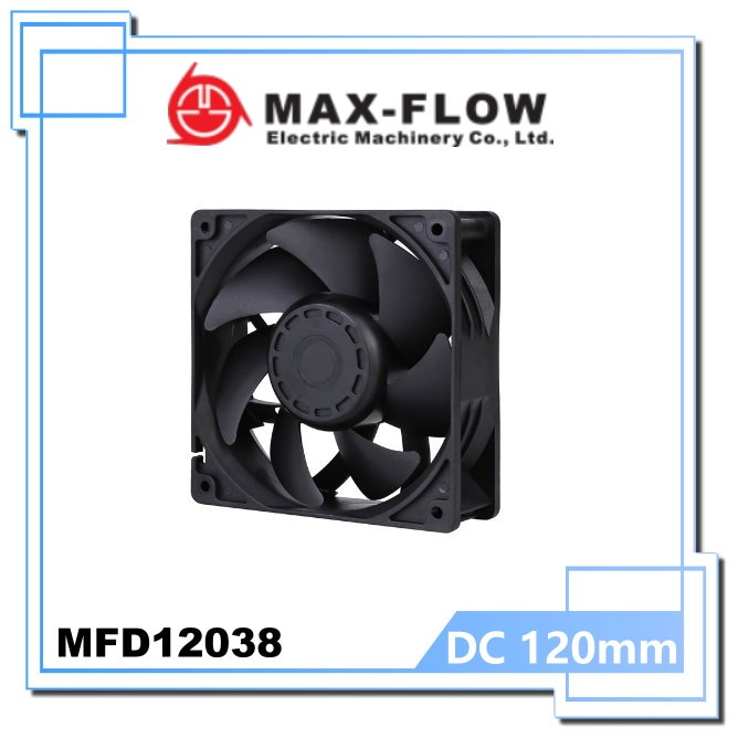 MFD12038D1-VMB DC cooling fan 120X 120 X 38mm 12V DC 2800RPM