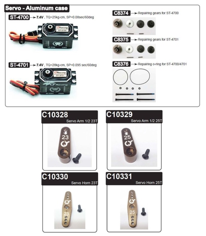 Aluminum Digital Servo & Servo Horn