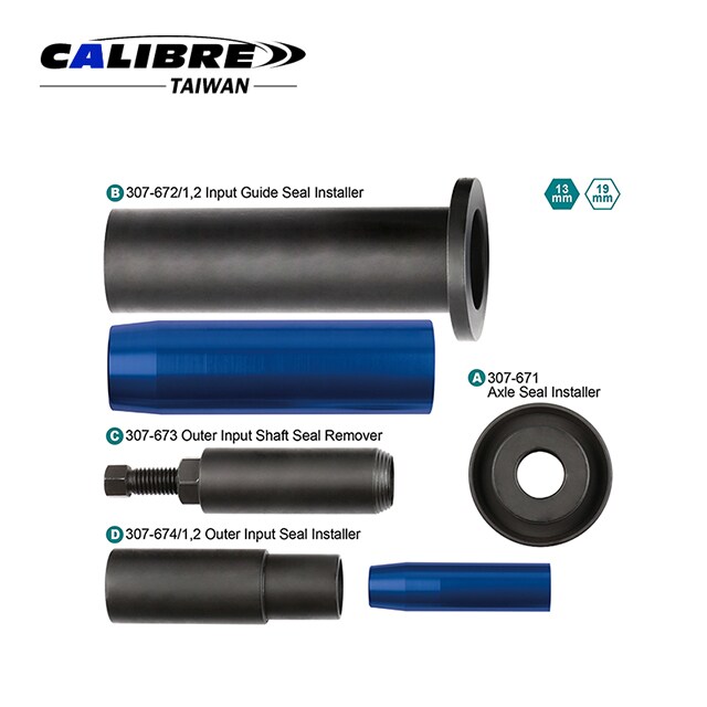 Taiwan calibre dual clutch transmission input seal remover installer