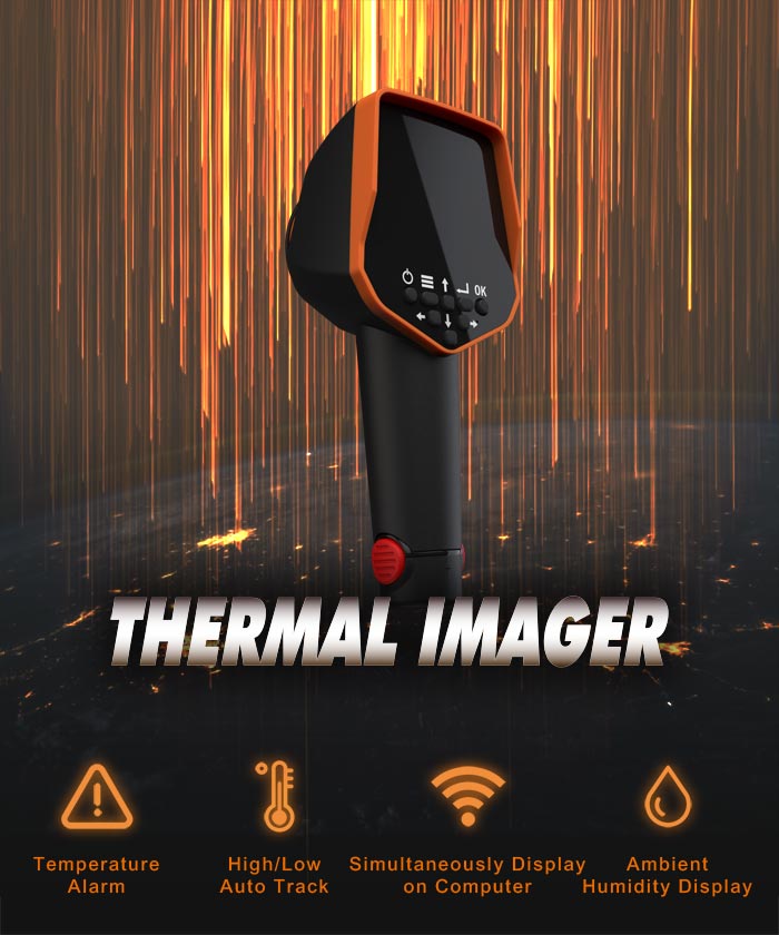 Thermal Imager Handheld Infrared Thermal Imaging Camera Thermographic Camera Thermal Camera with Wi-Fi