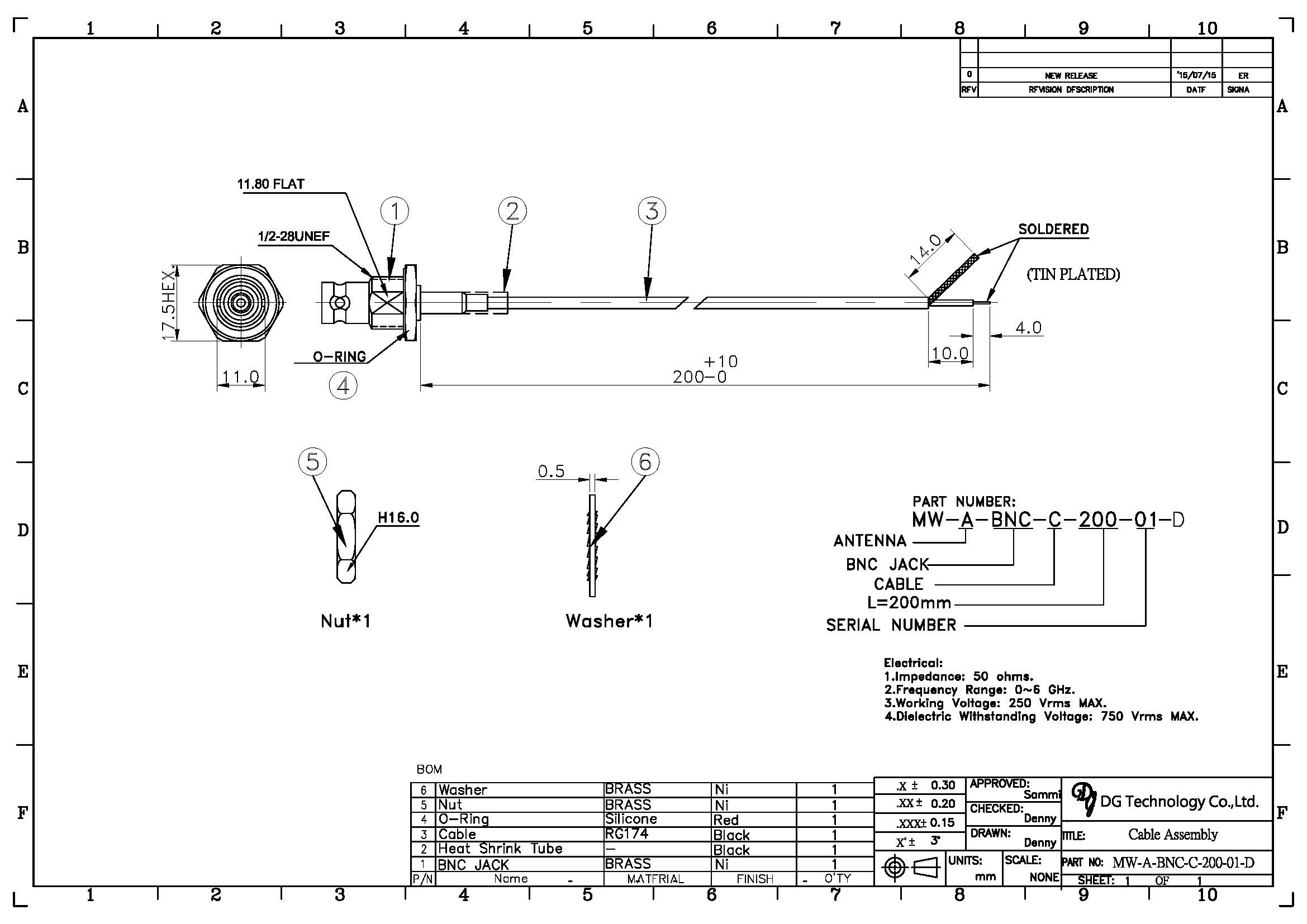 Bnc Jack Cable Assembly Taiwantrade Com