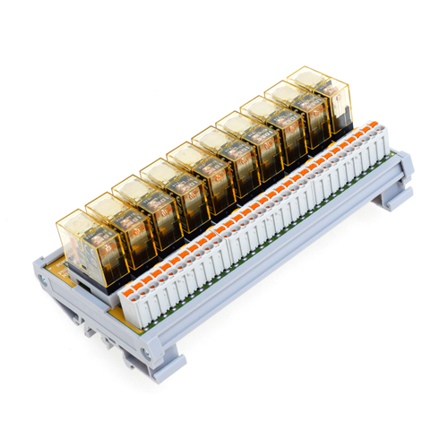 Relay Module for WAGO PUSHIN Type Terminal Block, IDEC RJIVCHDC24, 1 pole, 1c, Contact Max