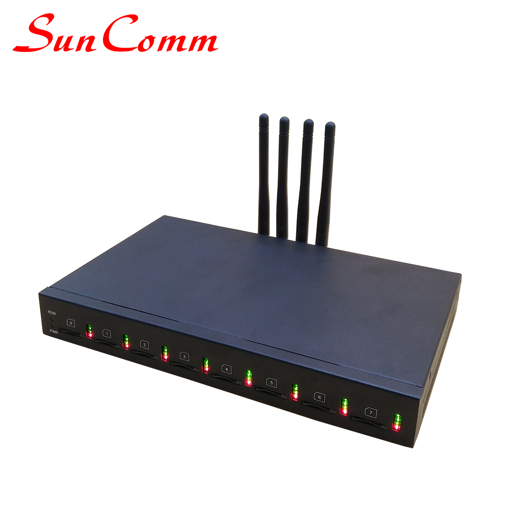 4G LTE VoIP Terminal with 8SIM for 4G –SIP VoIP conversion for Call ...