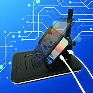 3X Magnifying Glass with Light and Stand with USB Fast Charge