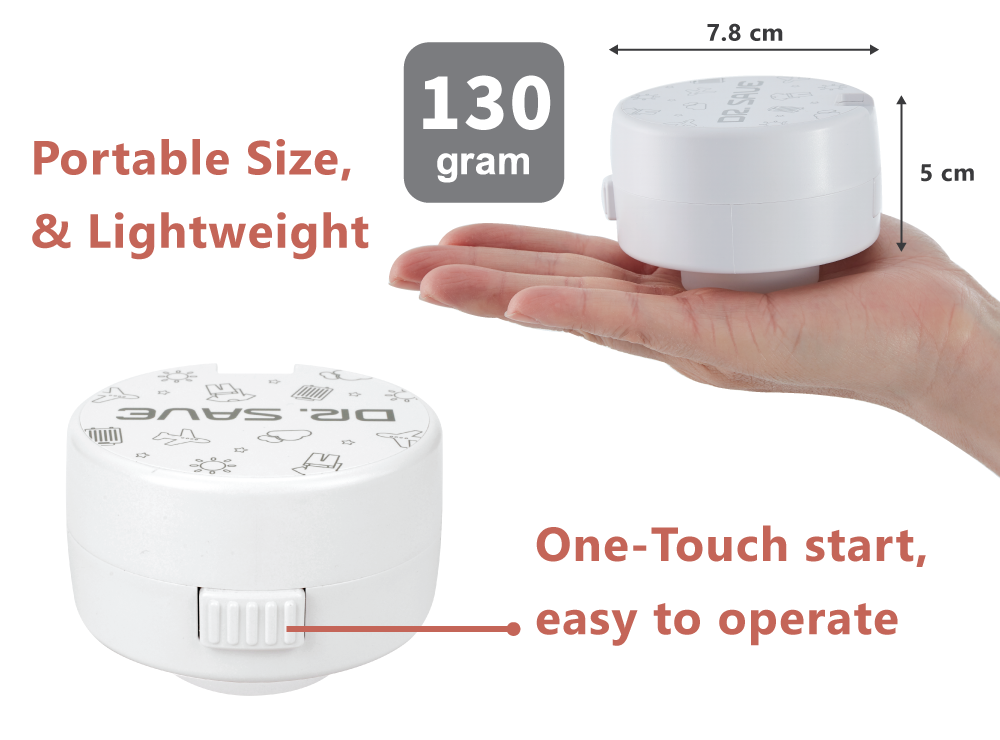 the feature of DR. SAVE DUO Vacuum Pump / Air Pump