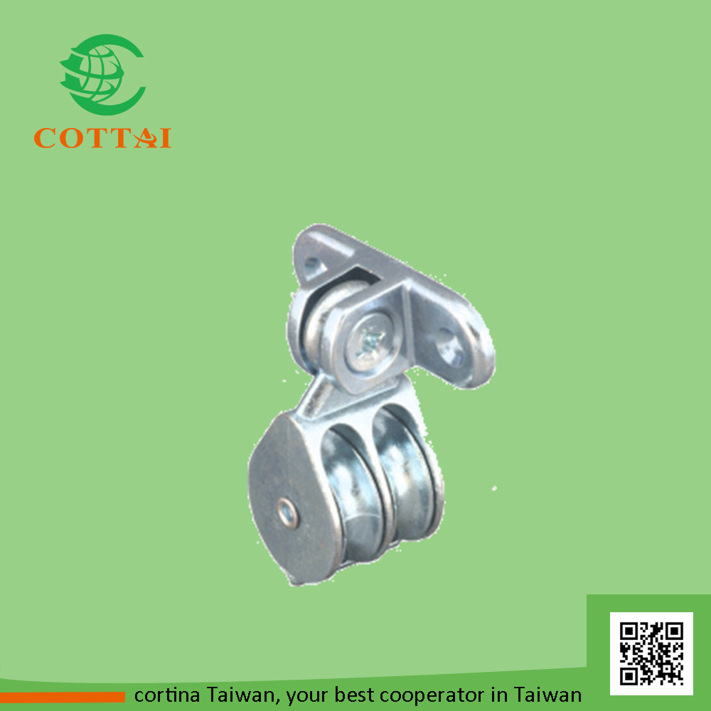 COTTAI Cord Pulley two wheels for cafe blinds, heavy duty
