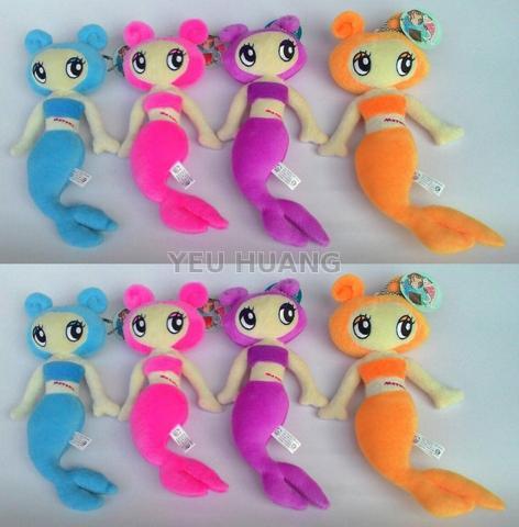 Little mermaid fancy plush decorated christmas tree ornaments maker supplier factory manufacturer