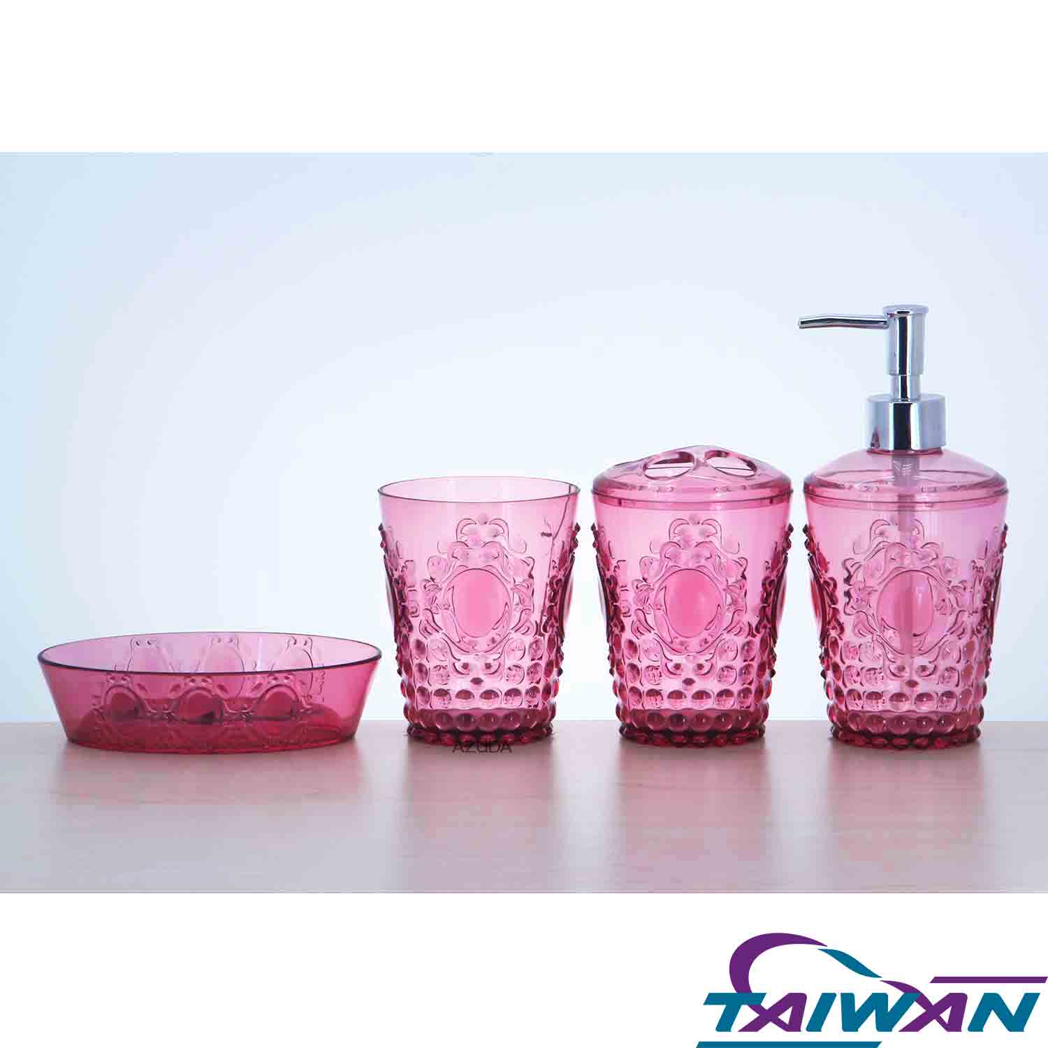 Acrylic Bathroom Accessory Set