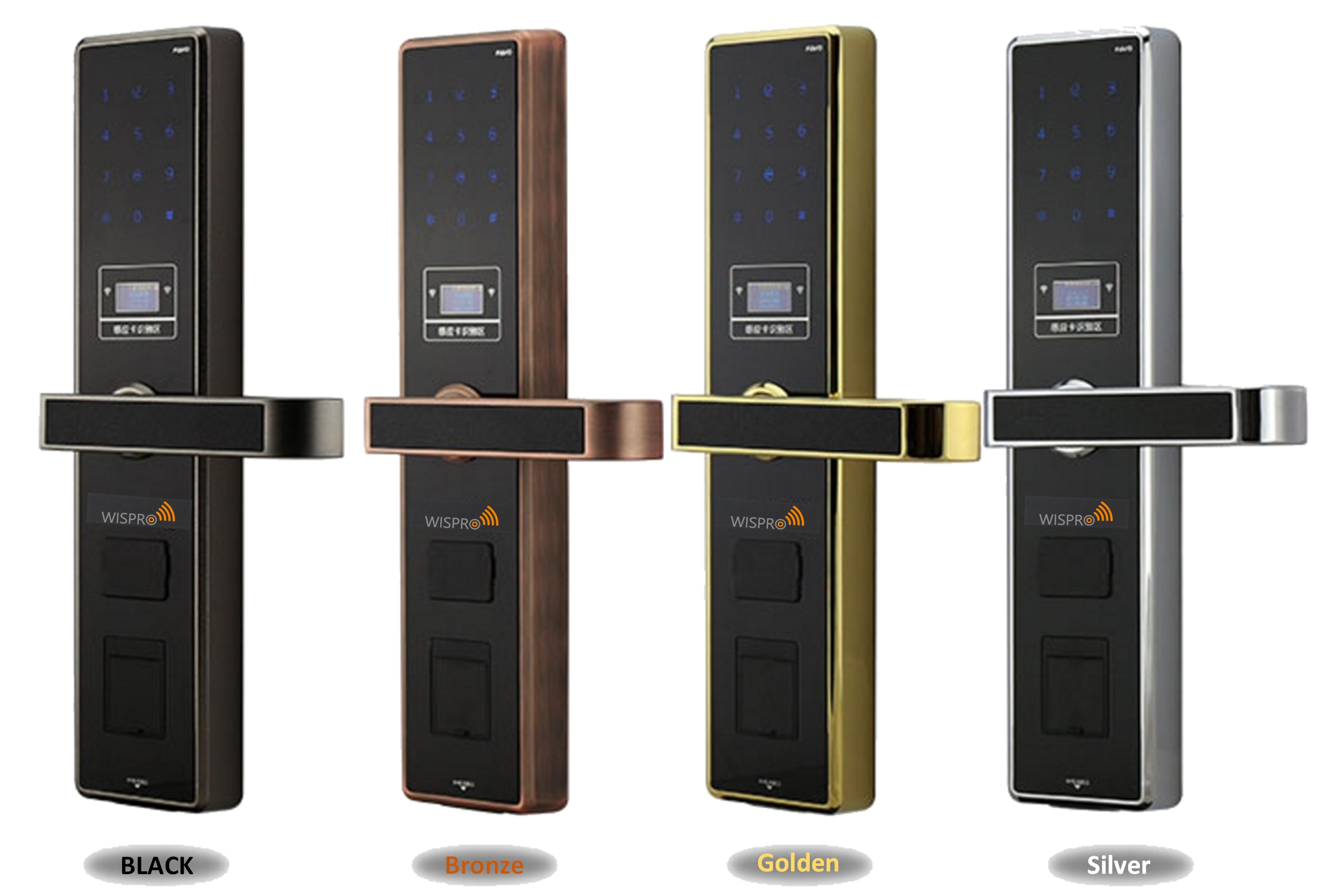 High technology fingerprint scanner door lock