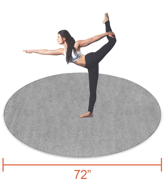 Round Graphene , Antibacterial Yoga Mat , Home Mat,customized color are