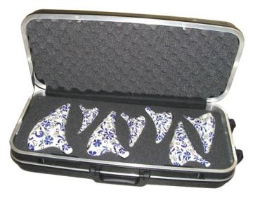 Performance Level - Blue and White Porcelain Submarine-shaped Ocarina Series (carrying case is optional - sold separately)