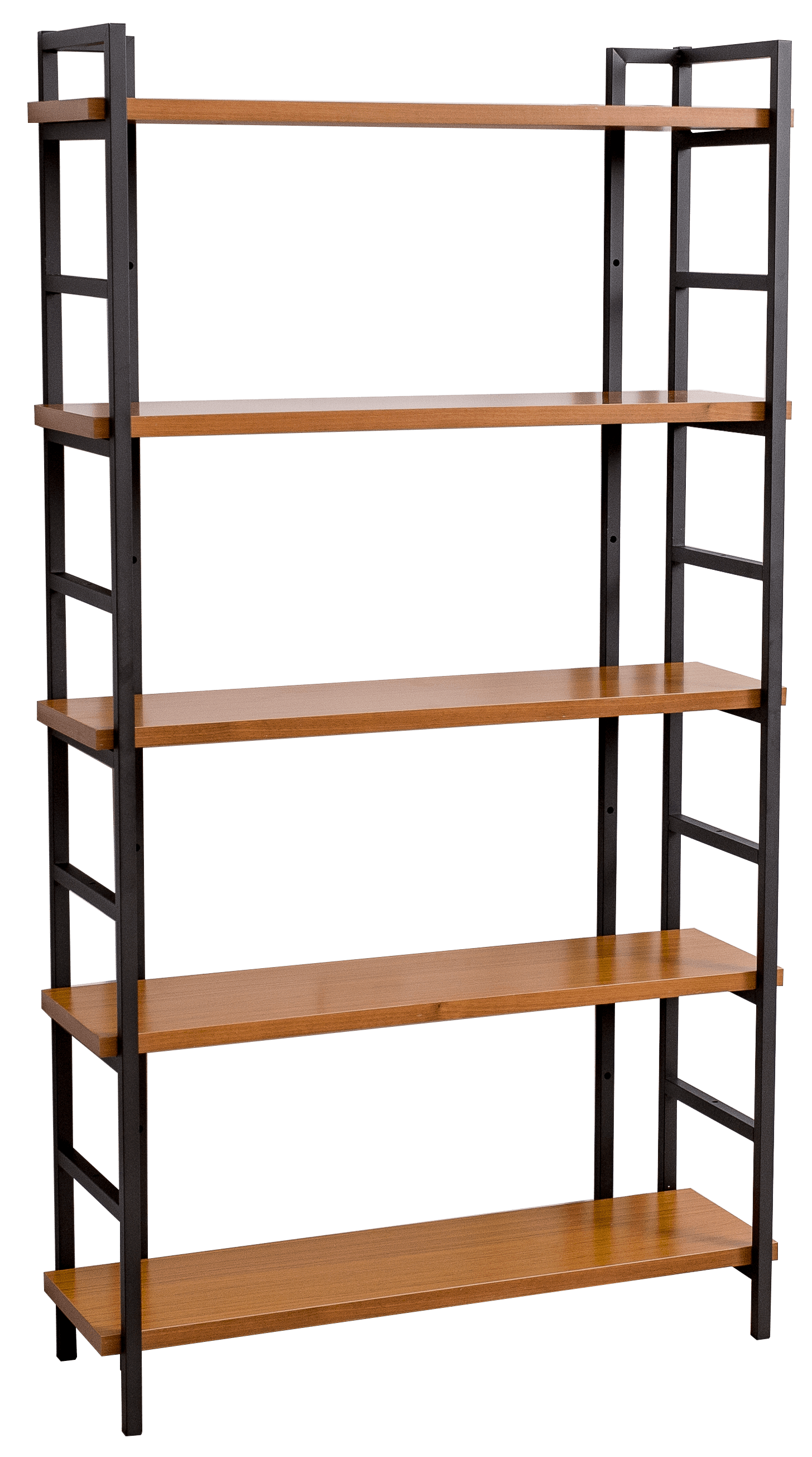 5 Tiers Beech Vintage Industrial Style Bookcase Taiwantrade Com
