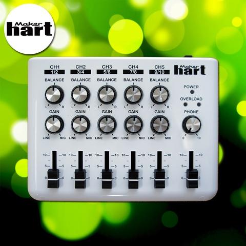 Maker Hart 120V DJ musical instruments live sound mixer