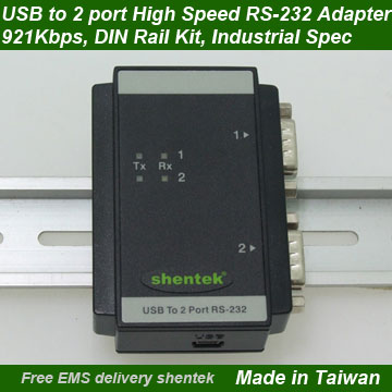 Industrial USB to RS232