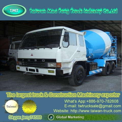 fuso concrete mixer truck taiwan