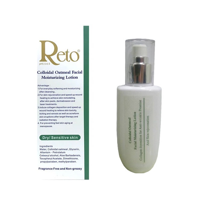Reto Colloidal oatmeal Facial moisturizing lotion 135ml. Taiwantrade