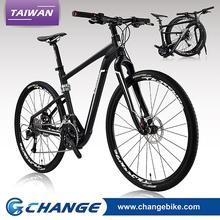 red iped folding bicycle