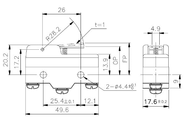 微動開關TM-1702-2