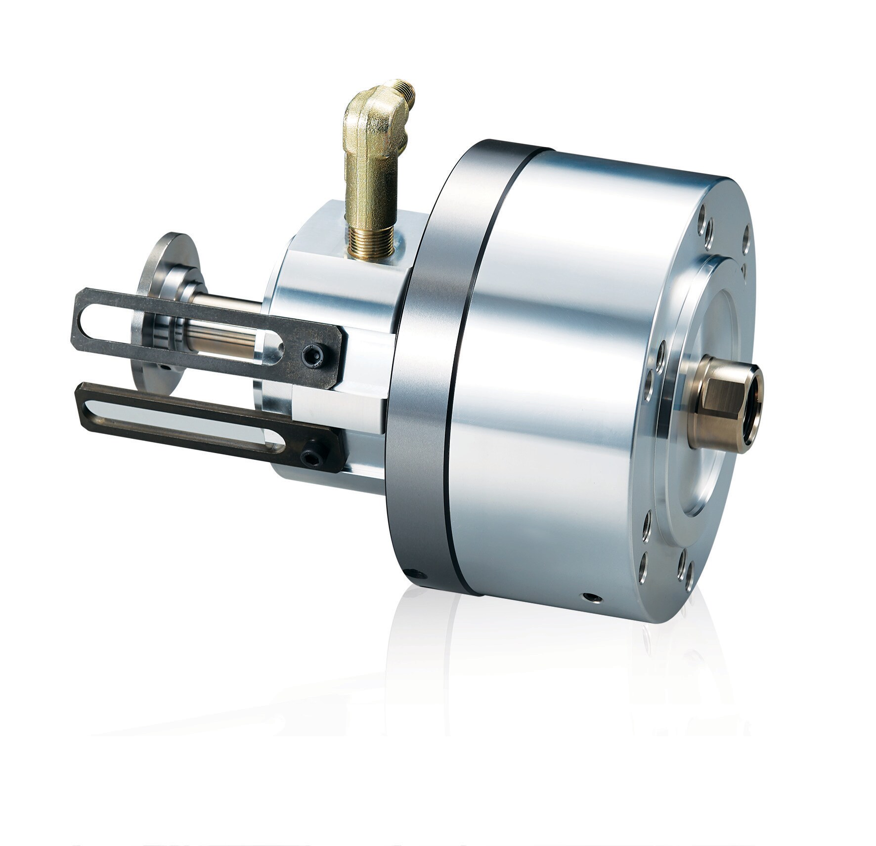 Short type non throughhole rotary hydraulic cylinder (for rotary union