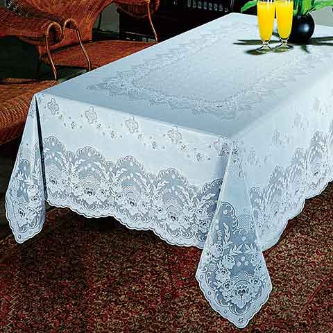 vinyl lace tablecloth