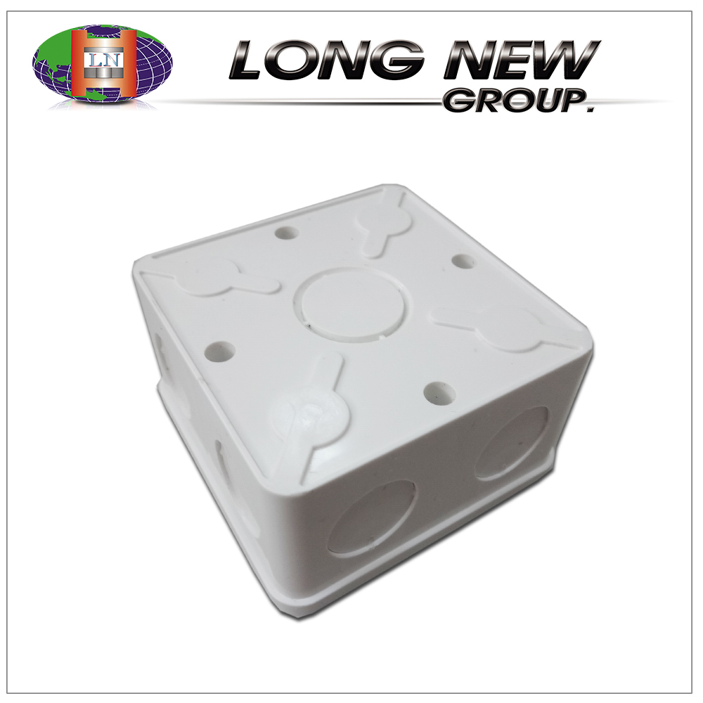 pvc junction box plastic injection mold LONG NEW PLASTIC STEEL MOLD CO., LTD.