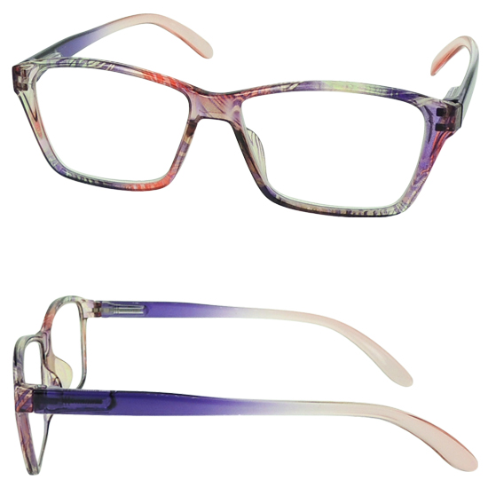 Unisex Gradient Color Temples Reading Glasses