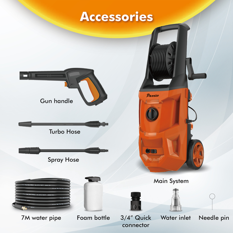 1600W high pressure cleaner accessories