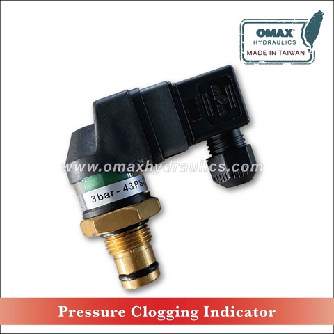 [TW] Electrical Visual Differential Pressure Clogging Indicator 3bar/43psi