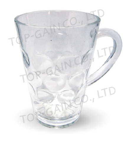 Polka Dots Plastic Tumbler with Handle