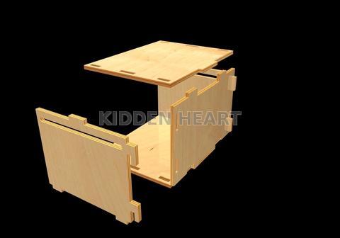 Wooden Storage Combination Cabinet For Kid S Toys Books