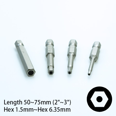 Tamper Proof Hex Bits