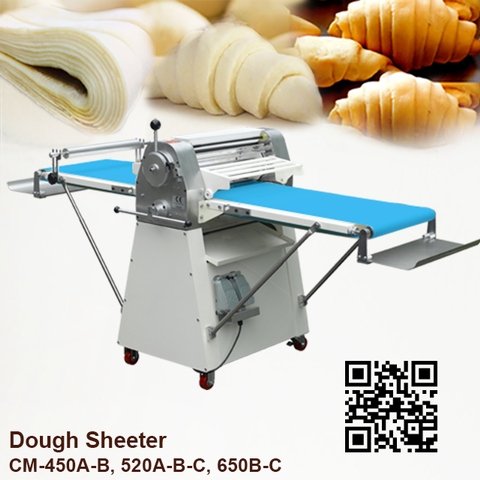 CE Automatic Dough Pastry Sheeter Roller Reversible Dough